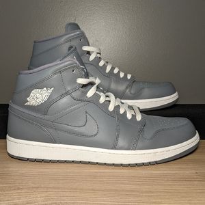 Jordan 1 Mid - Cool Grey White